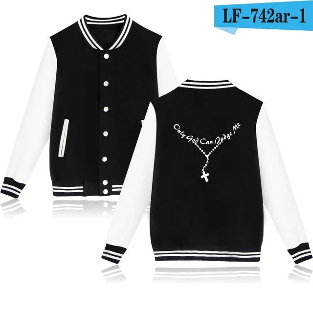 I LOVE JESUS Baseball Jacket Men/Women Uniform Coat Christian Faith Hoodie Sweatshirts JESUS is COMING SOON Tracksuit Men Tops