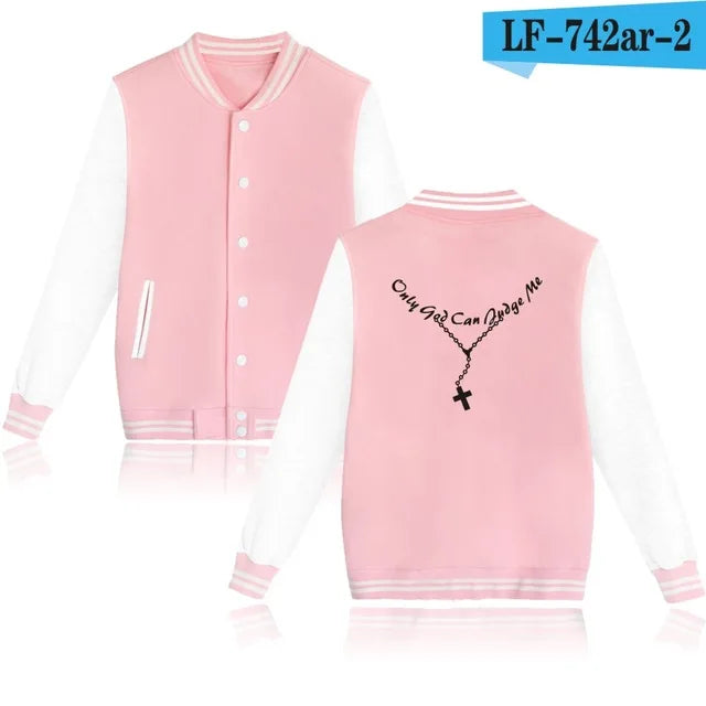 I LOVE JESUS Baseball Jacket Men/Women Uniform Coat Christian Faith Hoodie Sweatshirts JESUS is COMING SOON Tracksuit Men Tops