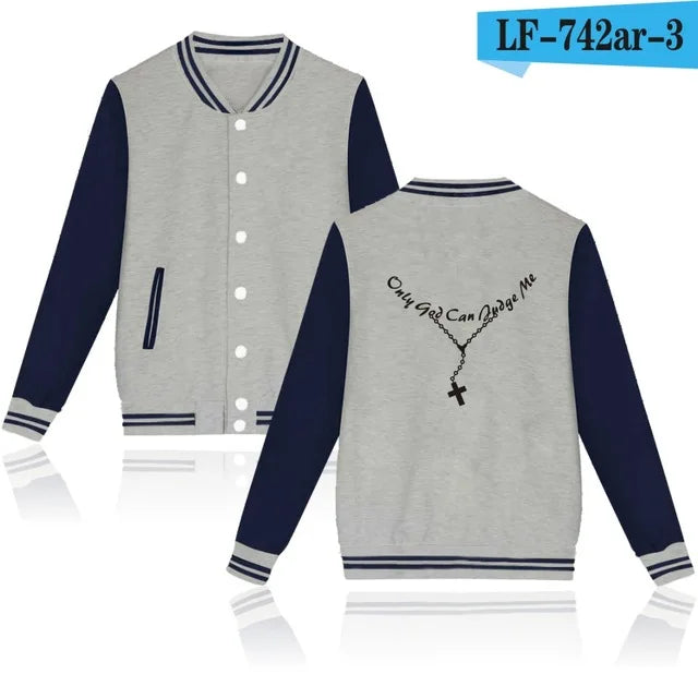 I LOVE JESUS Baseball Jacket Men/Women Uniform Coat Christian Faith Hoodie Sweatshirts JESUS is COMING SOON Tracksuit Men Tops