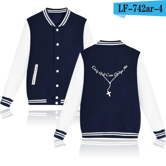 I LOVE JESUS Baseball Jacket Men/Women Uniform Coat Christian Faith Hoodie Sweatshirts JESUS is COMING SOON Tracksuit Men Tops